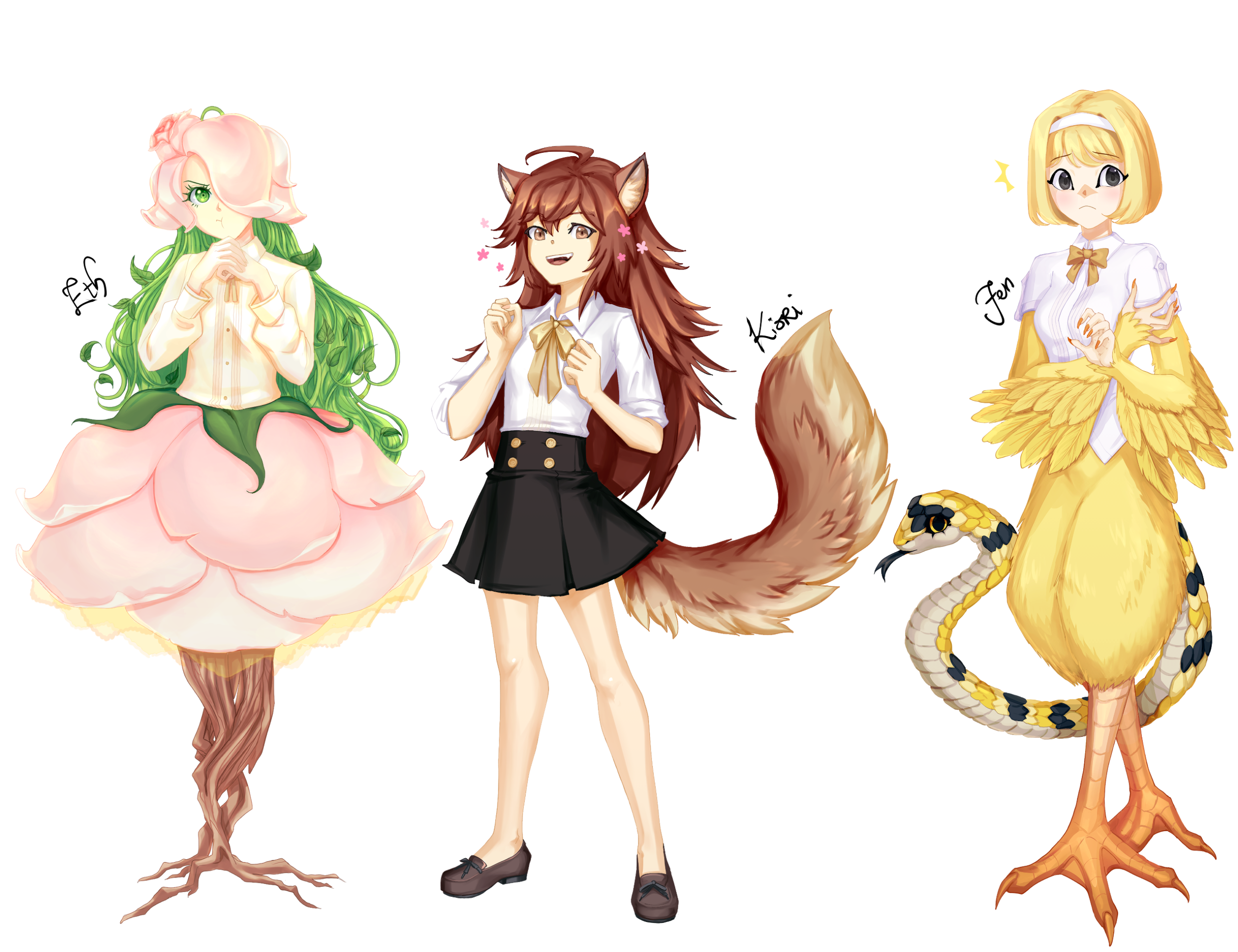 Sable&#39;s Grimoire 2 - Eth, Kiori, Fen