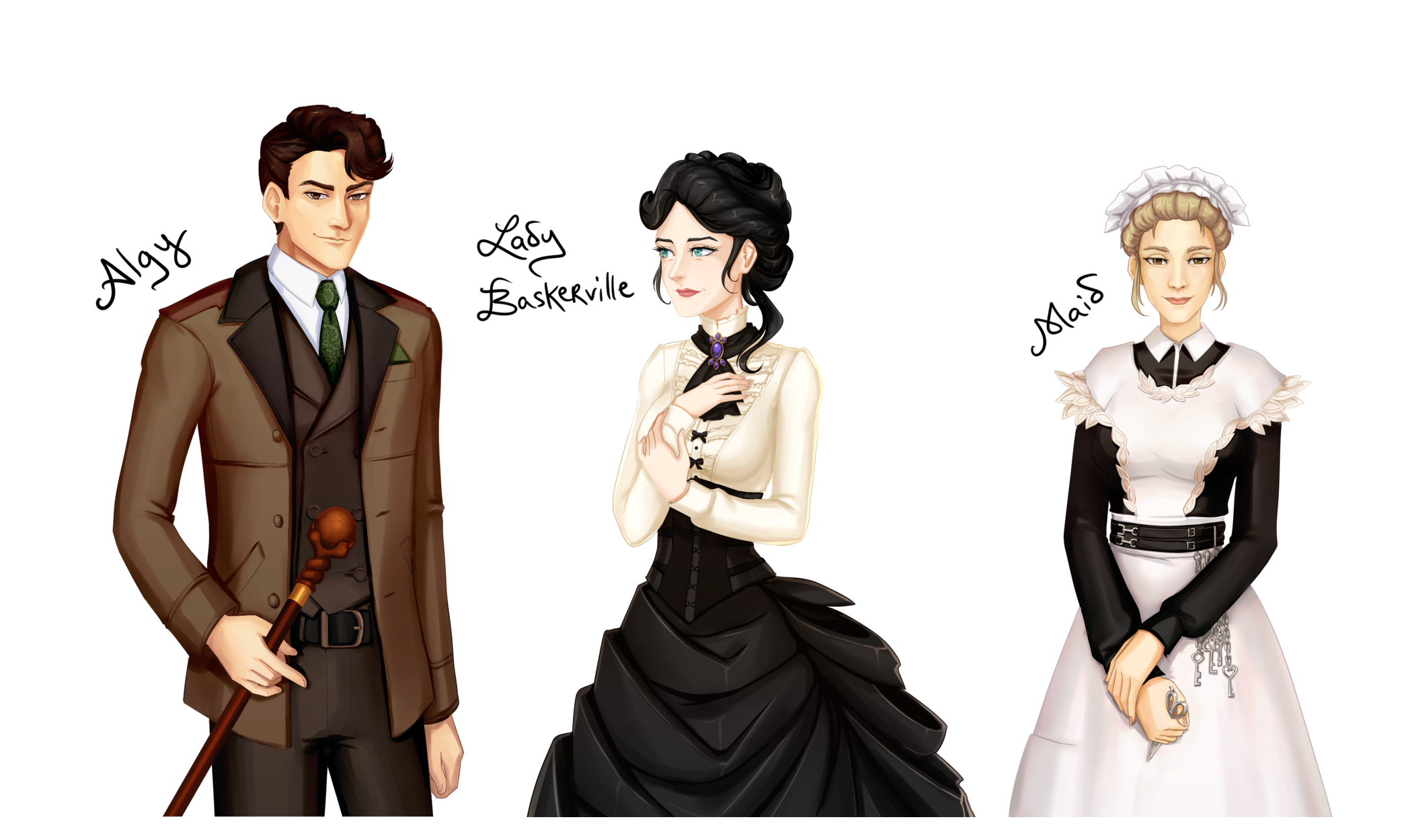 Characters for a Steampunk Game