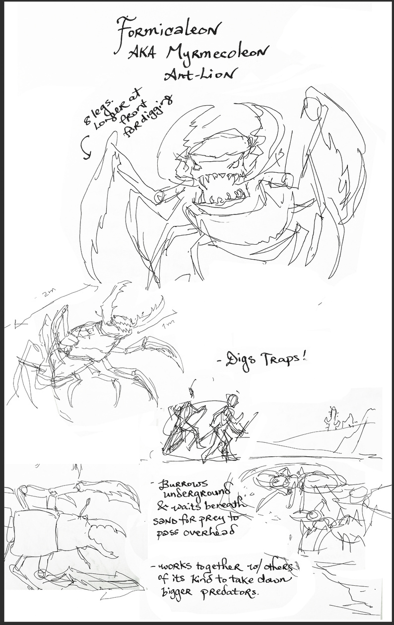 Formicaleon - WIP sketch