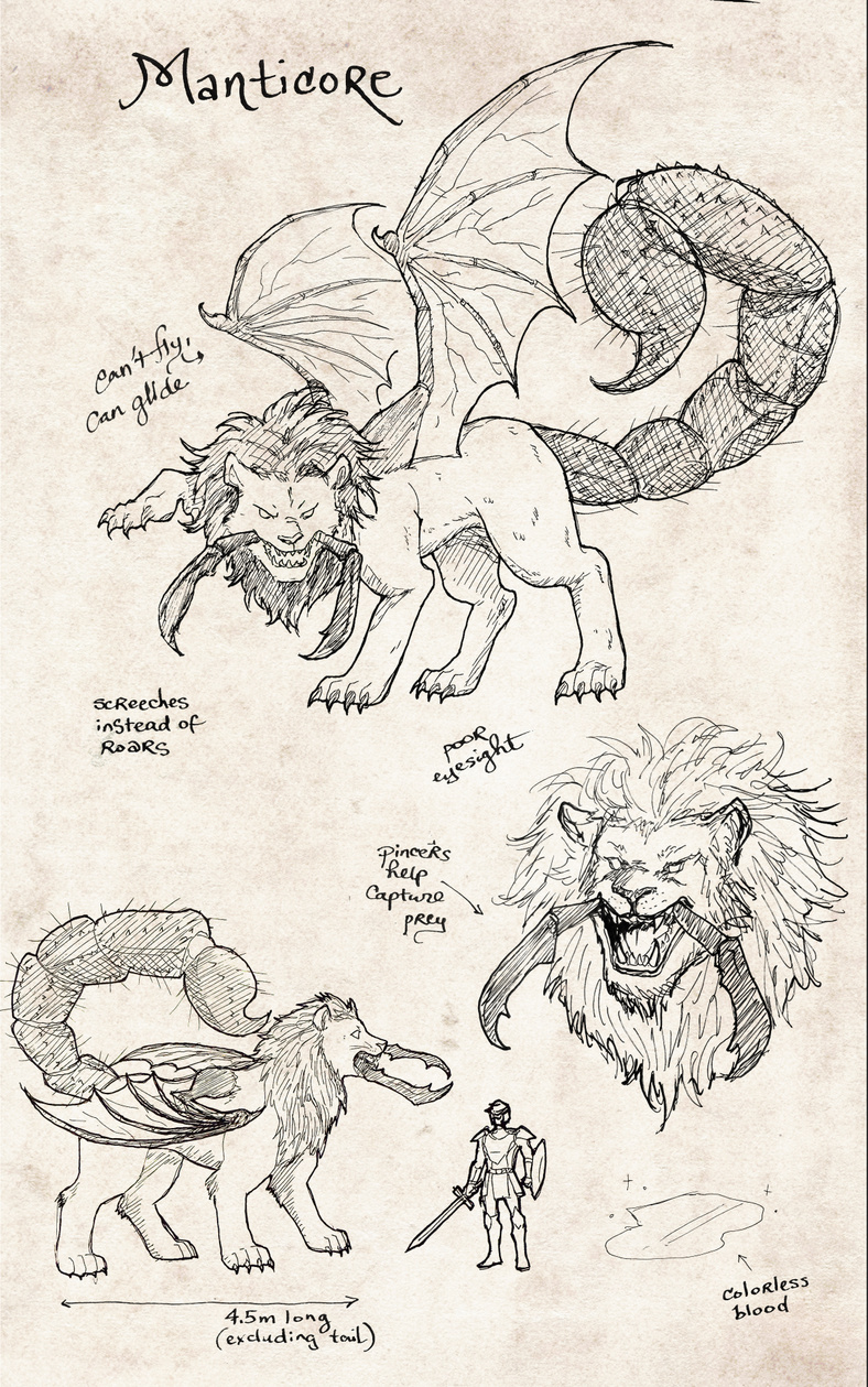 Manticore- WIP sketch
