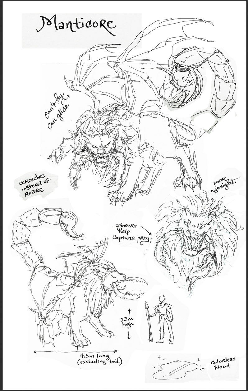 Manticore- WIP sketch