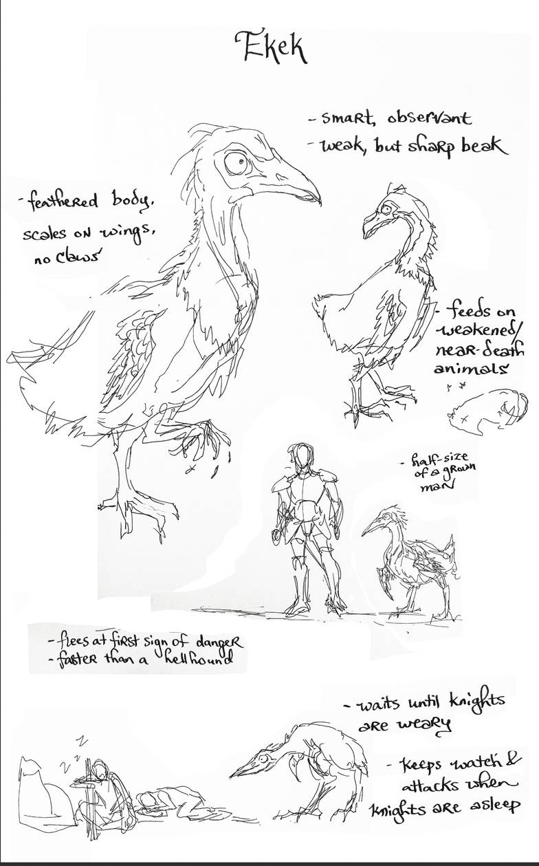 Ekek - WIP Sketch